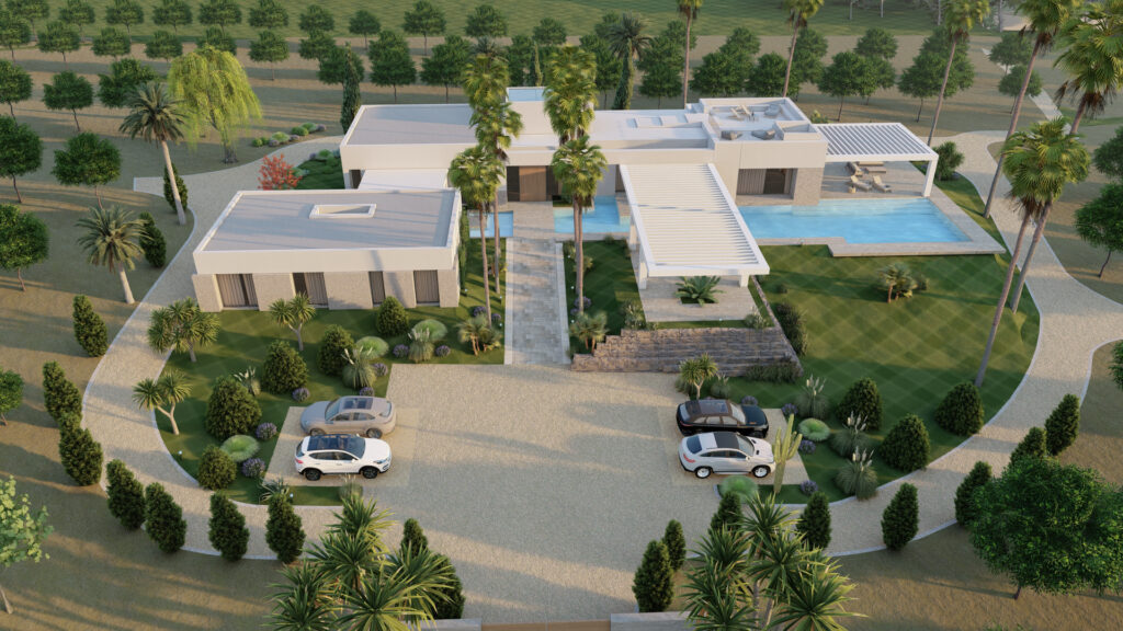 A Imobiliaria Trust Vende lote de terreno com projeto aprovado para Moradia Exclusiva em Quarteira.